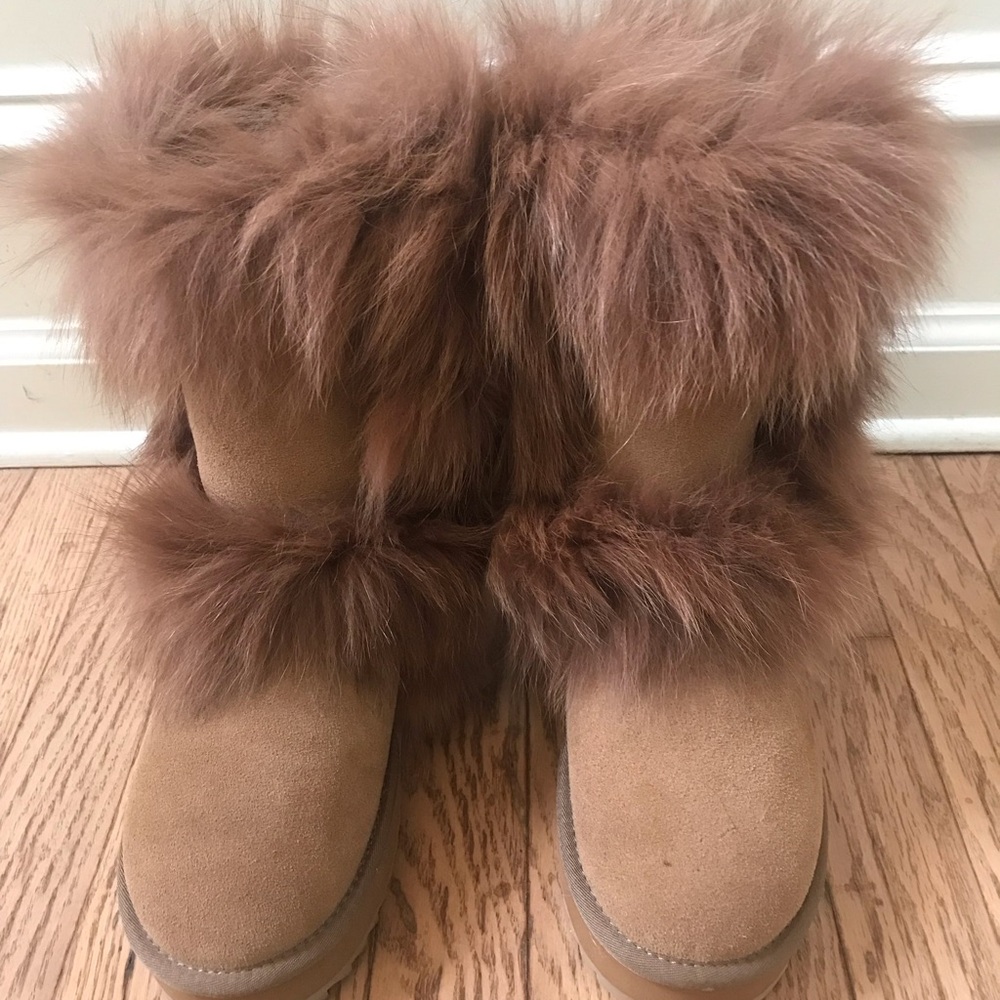 Ausland Boot Women Tan Size 35 (5-5.5)